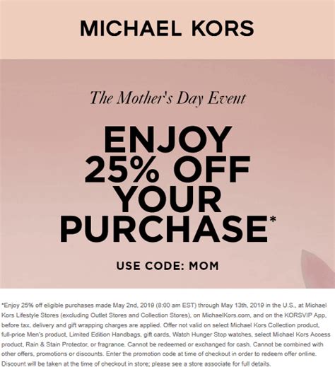 michael kors promo code boxing day|michael kors discount code.